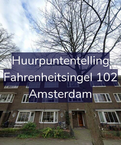 Foto gevel Huurpuntentelling voor Fahrenheitsingel 102, Amsterdam