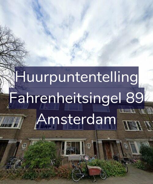 Foto gevel Huurpuntentelling voor Fahrenheitsingel 89, Amsterdam