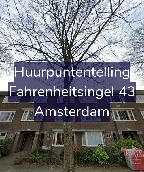 Foto gevel Huurpuntentelling voor Fahrenheitsingel 43, Amsterdam