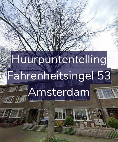 Foto gevel Huurpuntentelling voor Fahrenheitsingel 53, Amsterdam