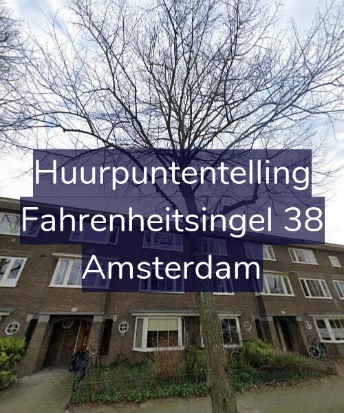 Foto gevel Huurpuntentelling voor Fahrenheitsingel 38, Amsterdam