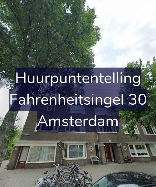Foto gevel Huurpuntentelling voor Fahrenheitsingel 30, Amsterdam