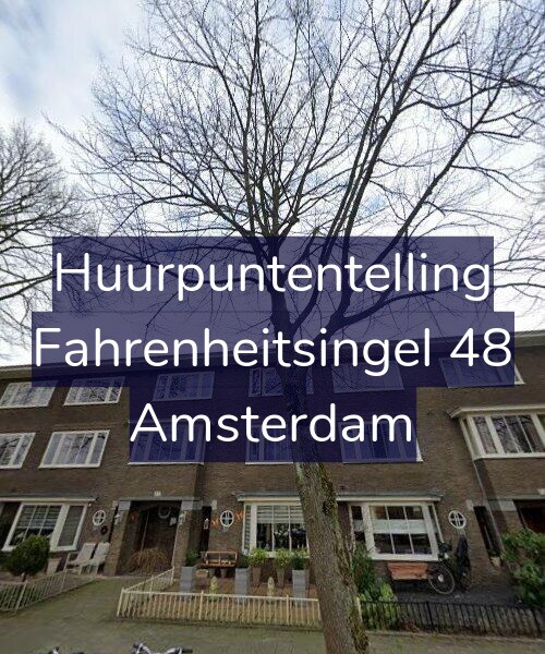 Foto gevel Huurpuntentelling voor Fahrenheitsingel 48, Amsterdam