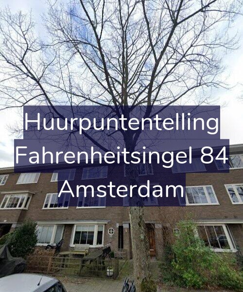 Foto gevel Huurpuntentelling voor Fahrenheitsingel 84, Amsterdam