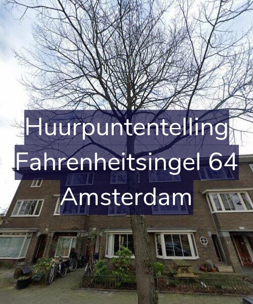 Foto gevel Huurpuntentelling voor Fahrenheitsingel 64, Amsterdam
