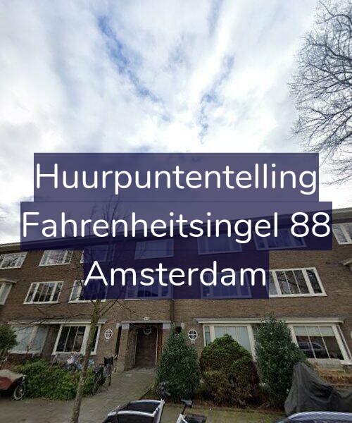 Foto gevel Huurpuntentelling voor Fahrenheitsingel 88, Amsterdam