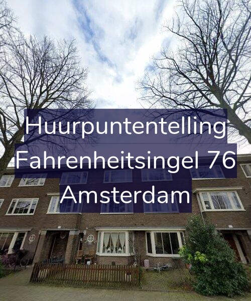 Foto gevel Huurpuntentelling voor Fahrenheitsingel 76, Amsterdam