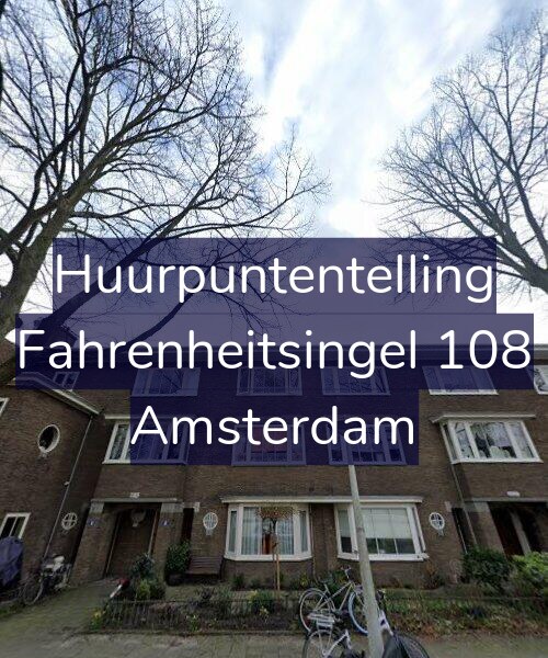 Foto gevel Huurpuntentelling voor Fahrenheitsingel 108, Amsterdam