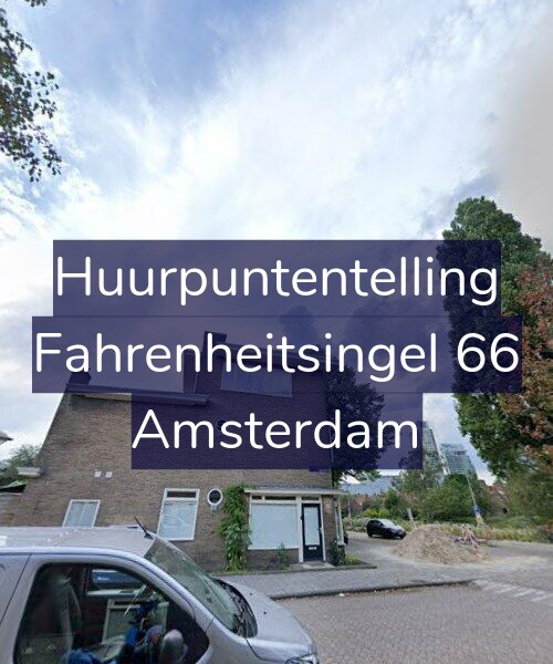 Foto gevel Huurpuntentelling voor Fahrenheitsingel 66, Amsterdam