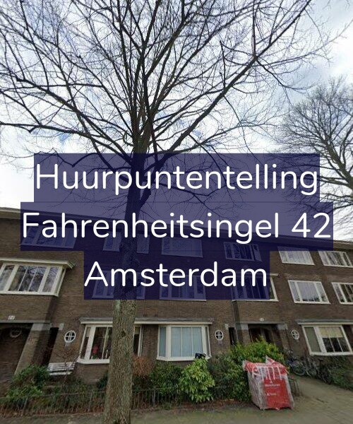 Foto gevel Huurpuntentelling voor Fahrenheitsingel 42, Amsterdam