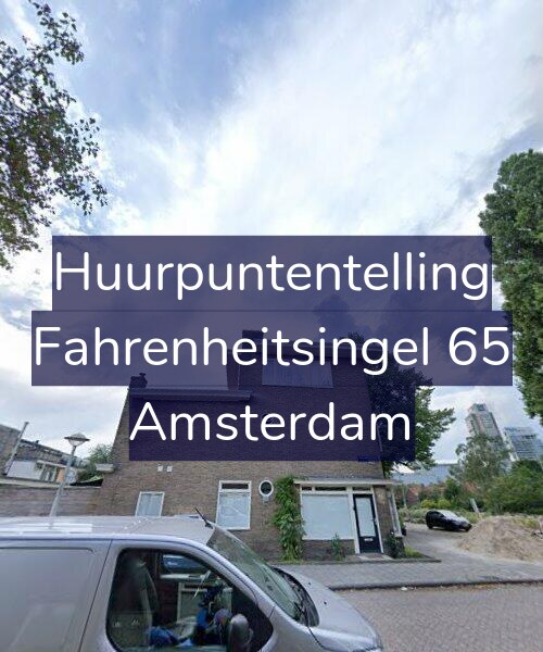 Foto gevel Huurpuntentelling voor Fahrenheitsingel 65, Amsterdam