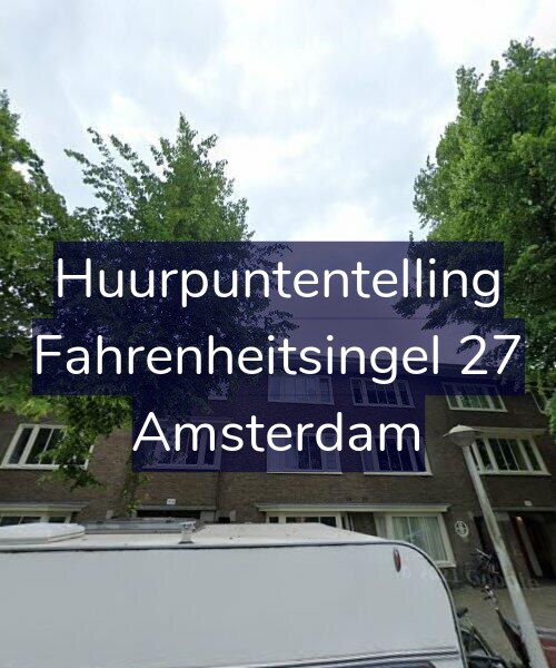Foto gevel Huurpuntentelling voor Fahrenheitsingel 27, Amsterdam