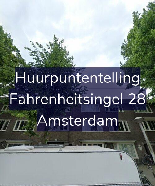 Foto gevel Huurpuntentelling voor Fahrenheitsingel 28, Amsterdam