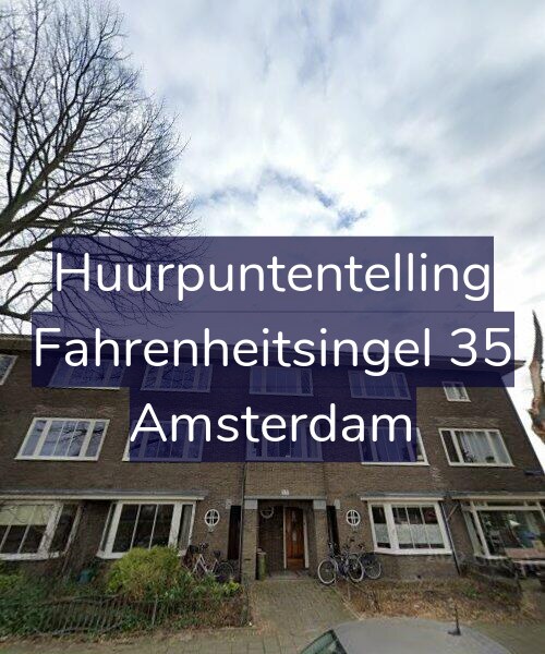 Foto gevel Huurpuntentelling voor Fahrenheitsingel 35, Amsterdam