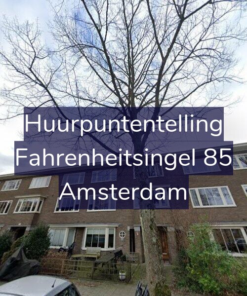 Foto gevel Huurpuntentelling voor Fahrenheitsingel 85, Amsterdam