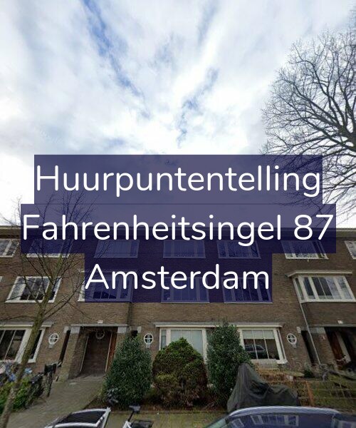 Foto gevel Huurpuntentelling voor Fahrenheitsingel 87, Amsterdam