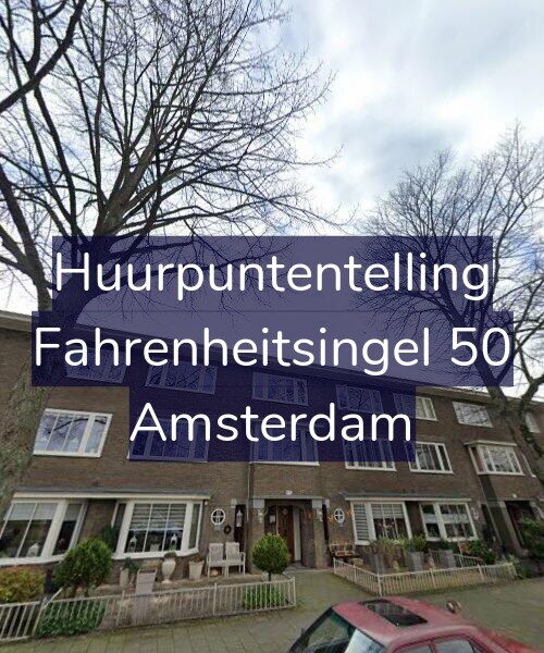 Foto gevel Huurpuntentelling voor Fahrenheitsingel 50, Amsterdam