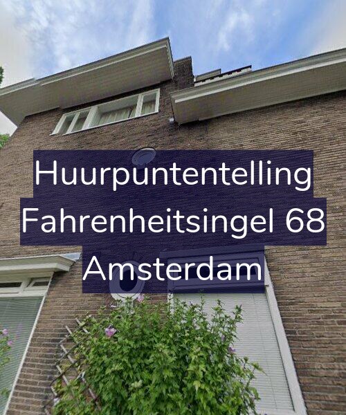 Foto gevel Huurpuntentelling voor Fahrenheitsingel 68, Amsterdam