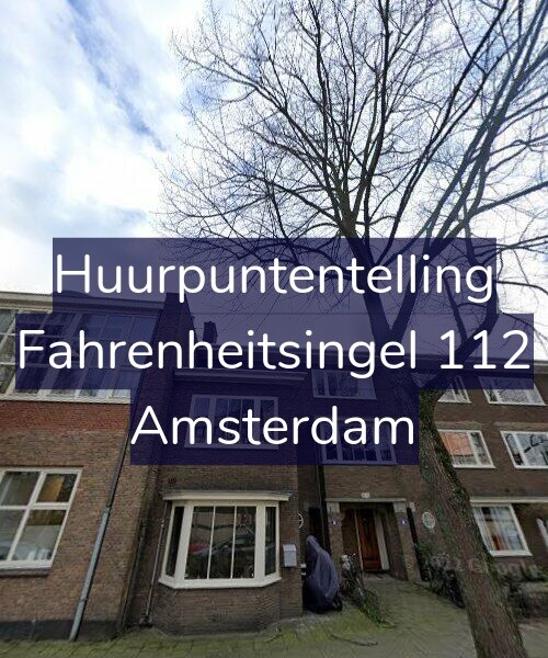 Foto gevel Huurpuntentelling voor Fahrenheitsingel 112, Amsterdam