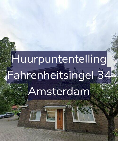Foto gevel Huurpuntentelling voor Fahrenheitsingel 34, Amsterdam