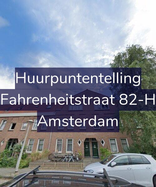Foto gevel Huurpuntentelling voor Fahrenheitstraat 82-H, Amsterdam