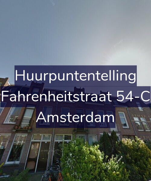 Foto gevel Huurpuntentelling voor Fahrenheitstraat 54-C, Amsterdam