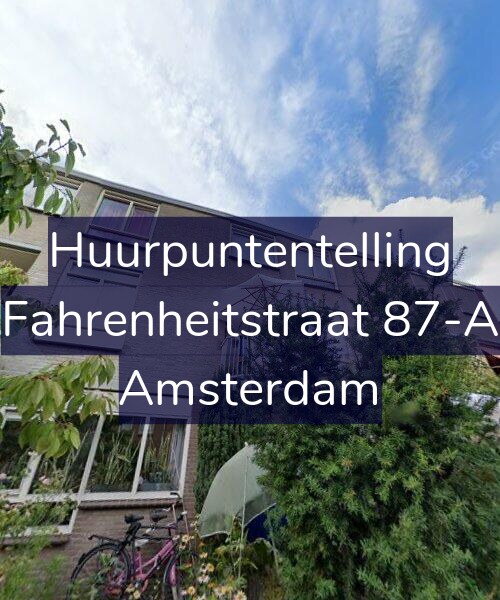 Foto gevel Huurpuntentelling voor Fahrenheitstraat 87-A, Amsterdam