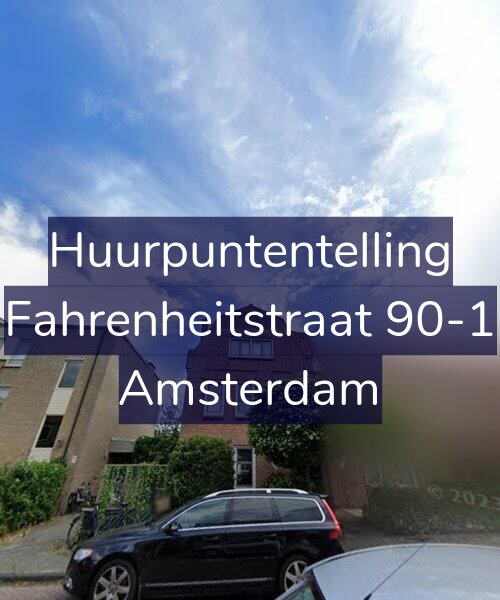 Foto gevel Huurpuntentelling voor Fahrenheitstraat 90-1, Amsterdam
