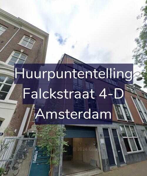 Foto gevel Huurpuntentelling voor Falckstraat 4-D, Amsterdam