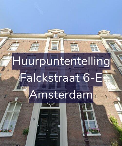 Foto gevel Huurpuntentelling voor Falckstraat 6-E, Amsterdam