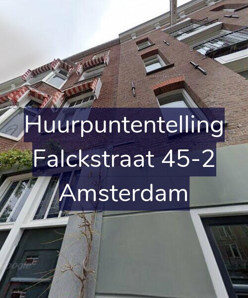 Foto gevel Huurpuntentelling voor Falckstraat 45-2, Amsterdam