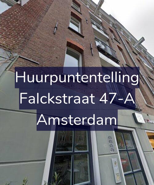 Foto gevel Huurpuntentelling voor Falckstraat 47-A, Amsterdam