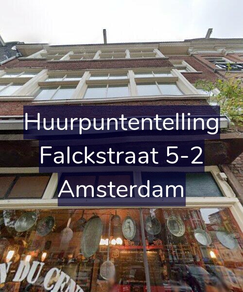 Foto gevel Huurpuntentelling voor Falckstraat 5-2, Amsterdam