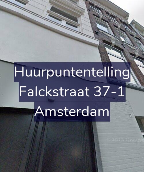 Foto gevel Huurpuntentelling voor Falckstraat 37-1, Amsterdam