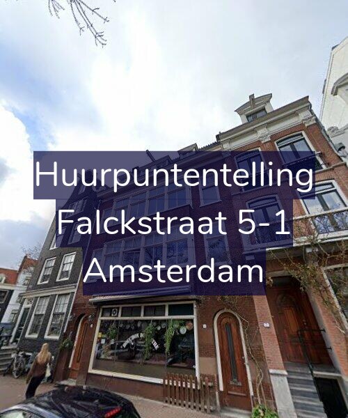 Foto gevel Huurpuntentelling voor Falckstraat 5-1, Amsterdam