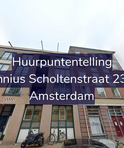 Foto gevel Huurpuntentelling voor Fannius Scholtenstraat 23-D, Amsterdam