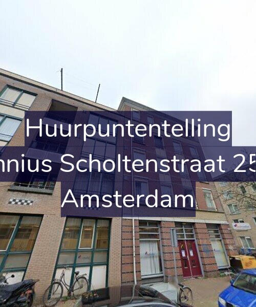 Foto gevel Huurpuntentelling voor Fannius Scholtenstraat 25-D, Amsterdam