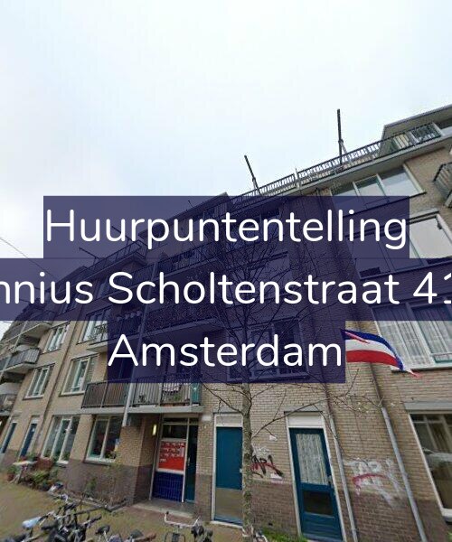 Foto gevel Huurpuntentelling voor Fannius Scholtenstraat 41-B, Amsterdam