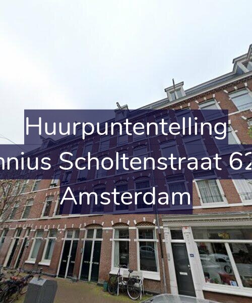 Foto gevel Huurpuntentelling voor Fannius Scholtenstraat 62-H, Amsterdam