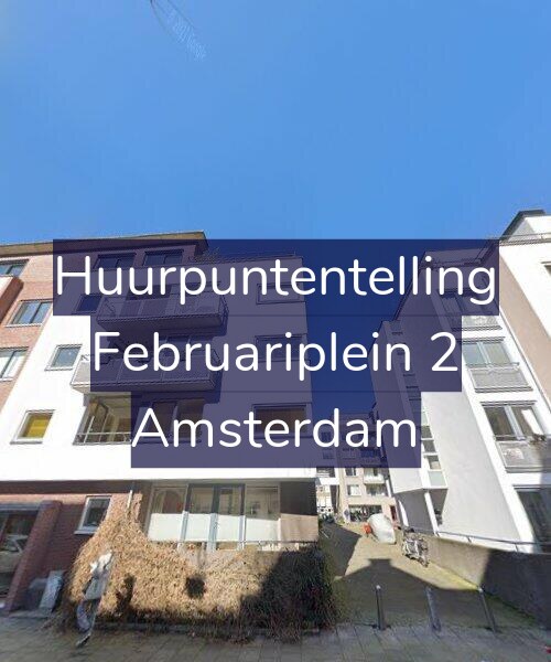 Foto gevel Huurpuntentelling voor Februariplein 2, Amsterdam