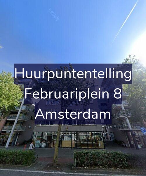 Foto gevel Huurpuntentelling voor Februariplein 8, Amsterdam