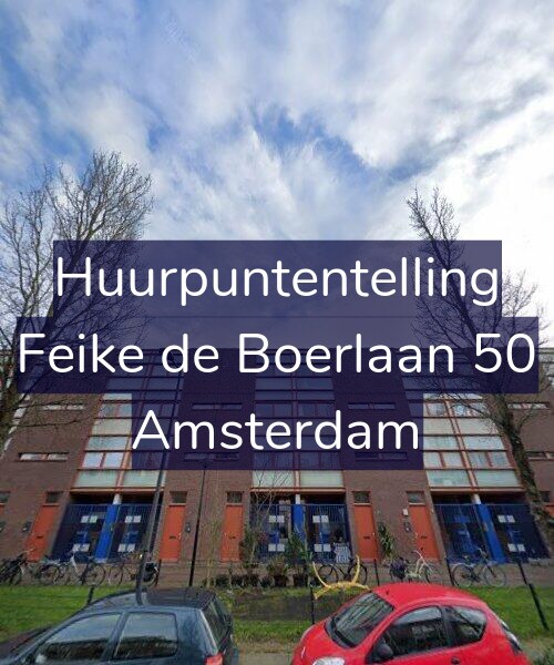 Foto gevel Huurpuntentelling voor Feike de Boerlaan 50, Amsterdam