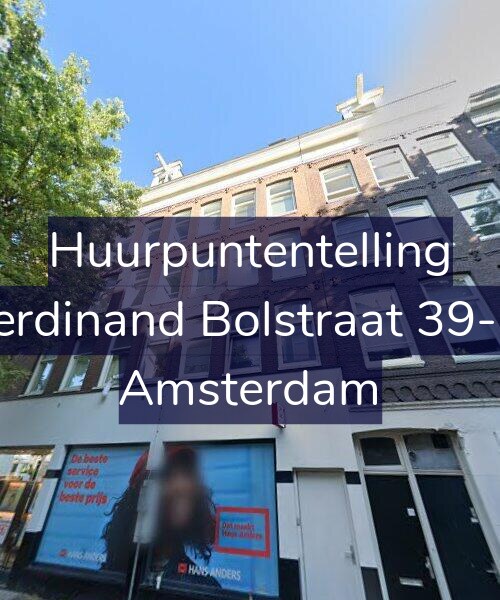Foto gevel Huurpuntentelling voor Ferdinand Bolstraat 39-M, Amsterdam
