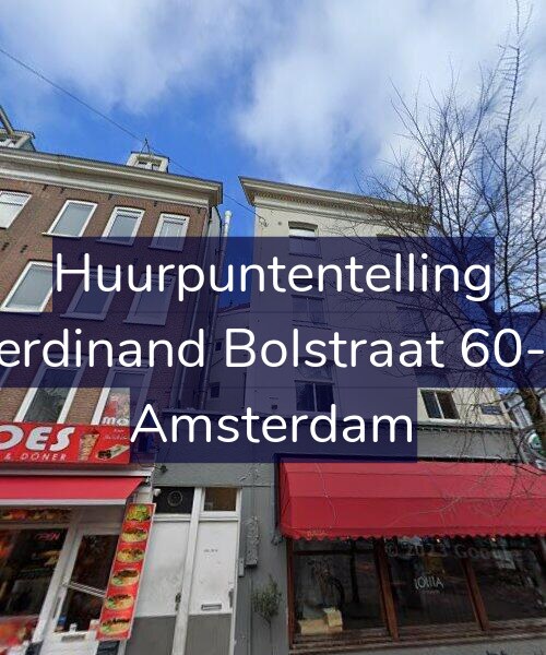 Foto gevel Huurpuntentelling voor Ferdinand Bolstraat 60-B, Amsterdam