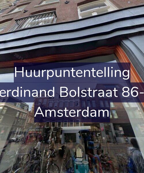 Foto gevel Huurpuntentelling voor Ferdinand Bolstraat 86-1, Amsterdam