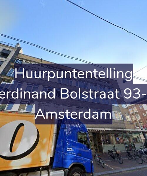 Foto gevel Huurpuntentelling voor Ferdinand Bolstraat 93-B, Amsterdam