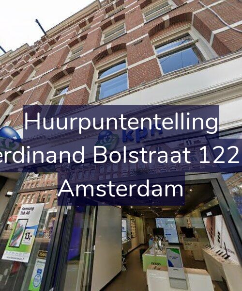 Foto gevel Huurpuntentelling voor Ferdinand Bolstraat 122-3, Amsterdam