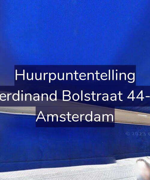 Foto gevel Huurpuntentelling voor Ferdinand Bolstraat 44-4, Amsterdam