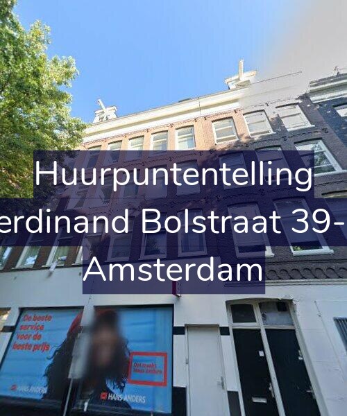 Foto gevel Huurpuntentelling voor Ferdinand Bolstraat 39-N, Amsterdam