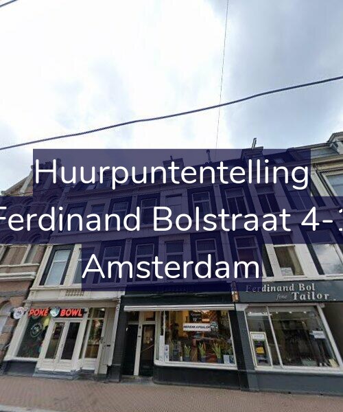 Foto gevel Huurpuntentelling voor Ferdinand Bolstraat 4-1, Amsterdam
